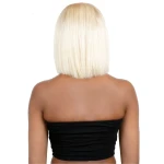 Blonde Straight 4x4 Transparent Lace 100% Human Hair Bob Wig
